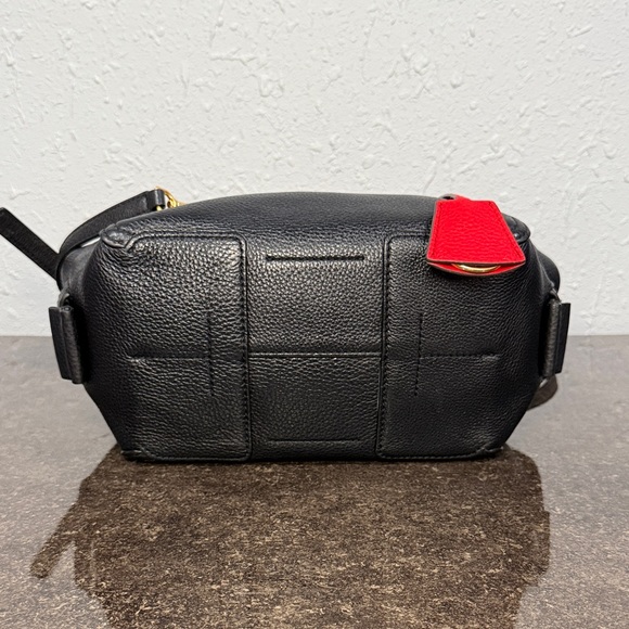 Tory Burch Perry Small Satchel Crossbody Shoulder Leather Bag‎ Black - Picture 4 of 11